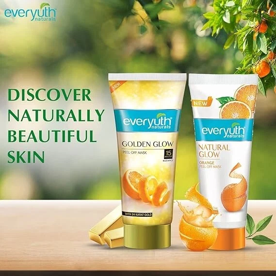 Everyuth Natural Advanced Golden Glow for Instant Glow Skin, 100 g ( Pack of 5 ) - Image 1 of 4