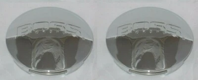 2 CAP DEAL BOSS MOTORSPORTS CHROME 3173-06 WHEEL CENTER CAPS MADE IN KOREA  - Image 1 of 2