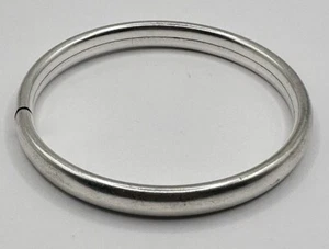 Sterling Silver Modernist Bangle Bracelet (17.99g) - Picture 1 of 3