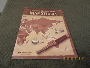 A Beka World Geography Map Studies Teacher Key - Imagen 1 de 3
