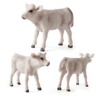 Cow Action Figure Miniatures Cows Plastic Models Simulated Animal Figurines