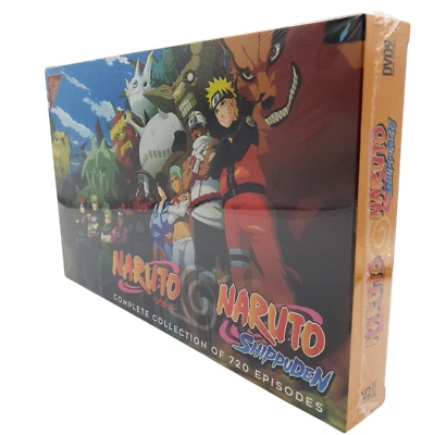 USA Version ENGLISH DUBBED DVD Naruto Shippuden Complete Vol1-720 End Box Set Foto 1 de 4