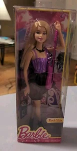 Barbie CAREERS I CAN BE ROCK STAR BARBIE Doll CFR05 Band Musician 2014 Mattel Mi - Picture 1 of 3
