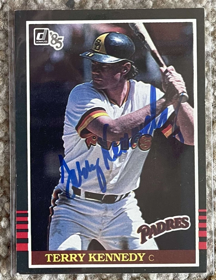 Terry Kennedy signed 1985 Donruss - Padres - Image 1 of 1