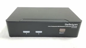 WITHOUT PSU!! Startech sv231dpua 2 Port Professional USB DisplayPort KVM Switch - Afbeelding 1 van 7