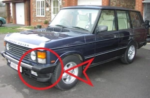 RANGE ROVER  CLASSIC BUMPER CORNER END CAP  NEW FRONT LEFT - Picture 1 of 5