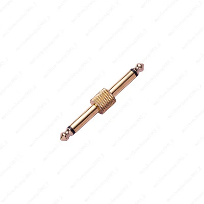Conector acoplador pedal efecto guitarra 1/4 pulgada 6,3 mm adaptadores de audio conexión Foto 1 de 3