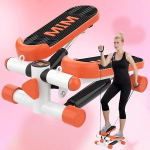 Mini Stepper Machine,Aerobic Stepper with Resistance Bands,Stepper with Display - Picture 1 of 9