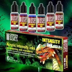 Green Stuff World GSW9352 - Set x6 Intensity Inks - Set 2 - Neu - Picture 1 of 1
