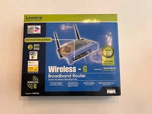 Linksys WRT54G Wireless-G Broadband Router 2.4 GHz 4-Port Brand New In Box - Picture 1 of 5