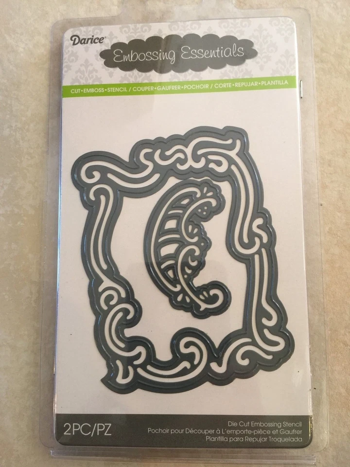 Darice тиснение основные штампы вырез прямоугольник рама 2014-05 новый - Изображение 1 из 1