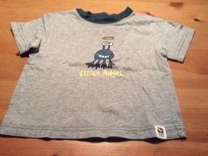 Roots Canada 100% Organic Cotton Grey T-Shirt Little Angel 18-24 months XL - Picture 1 of 2