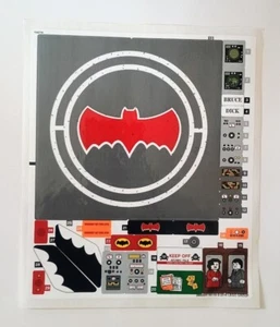 LEGO 76052 Batman Classic TV Series - Batcave Original Sticker Sheet Authentic - Picture 1 of 1