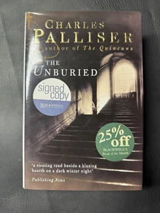 Charles Palliser The Unburied 1st ed UK HC Fine / Fine SIGNED - Picture 1 of 5