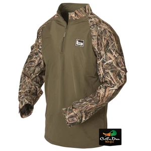 NEW BANDED GEAR L/S ¼ QUARTER ZIP UTILITY SHIRT SHADOW GRASS BLADES CAMO SMALL - Picture 1 of 2