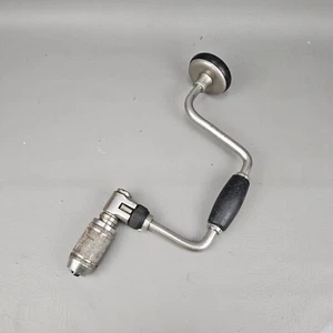 Taladro manual de broca de refuerzo sistema campana Stanley Yankee de colección - Imagen 1 de 11
