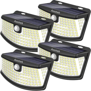 Aootek Solar Lights 4 Packs, Motion Sensor Light - Picture 1 of 7