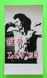 VINTAGE 1980'S / UNUSED SEX PISTOLS SID VICIOUS LIVES STICKER RARE PUNK UK - Picture 1 of 2