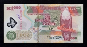F.C. ZAMBIA , 1000 KWACHA 2003 , S/C ( UNC ) , P.44a . - Imagen 1 de 2