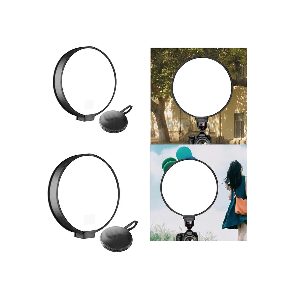 Portable Flash Diffuser Light Softbox Foldable Disc Panel for Product - Image 1 of 1