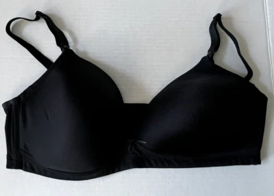 Leading Lady Wirefree Black Maternity Nursing Bra #4028 Women's Size 38D NWOT - Image 1 of 4