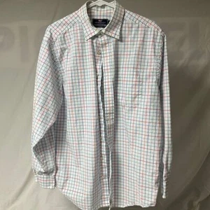 Vineyard Vines Classic Fit Murray Shirt Plaid Button Down Cotton Casual Large - Picture 1 of 5
