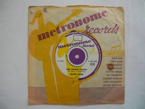 ALICE BABS Den gamles positiv / Dong -Dingedang 45 7" single 1956 Sweden VG+ - Imagen 1 de 2
