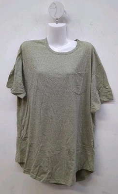 Camisa básica Urban Crews manga curta hipster hip hop 2XL cinza urze - Imagem 1 de 4