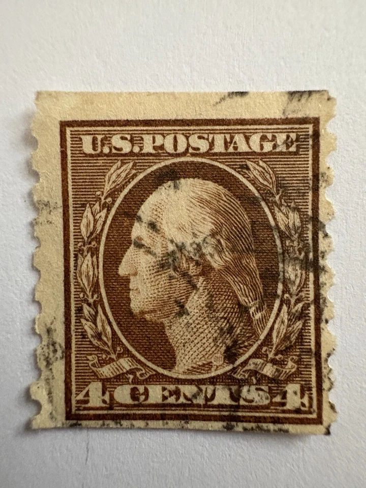 US Scott #395 George Washington Coil Stamp Fine Used Condition - Image 1 of 1