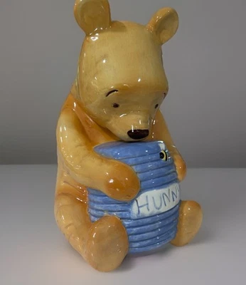 VTG Disney Winnie The Pooh COOKIE JAR Bear Hunny Treasure Craft Canister & Lid - Image 1 of 4