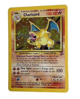 Charizard 004/130 Base Set 2 Holo - 2000 WOTC Rare Great Shape! - Image 1 of 4