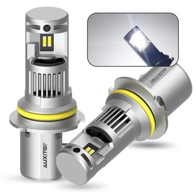 Auxito 9007 HB5 LED Headlight Bulbs Hi Low Beam Kit White Super Bright Canbus Q2 - Image 1 of 4