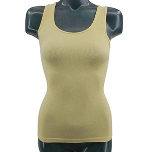 Sugarlips geripptes Stretch-Tanktop buttergelb Damen Gr. OS Pastelcore 3585 - Bild 1 von 5