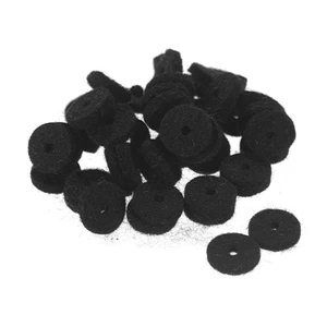 50pcs Guitar Strap Felt Button Washers Locks Blocks Guitar Parts Accessories ¦ - Picture 1 of 6