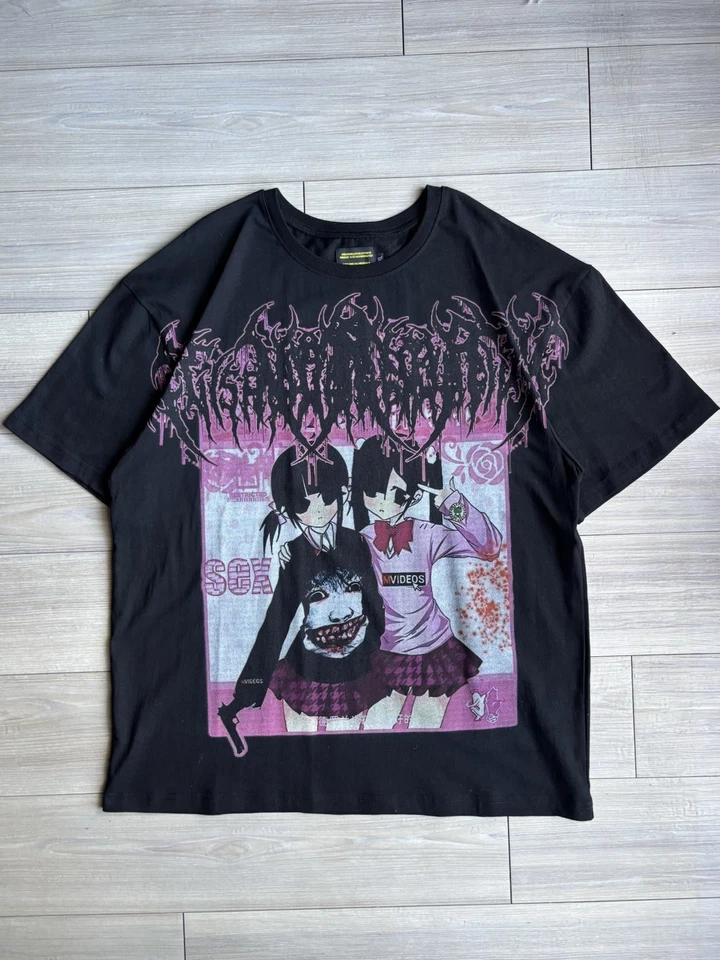 Camiseta Droland Miller V5 Colección “Paradise” Anime Niña M-Video Negra Talla XL Foto 1 de 4