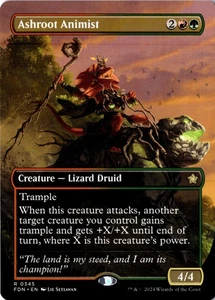 NM - Ashroot Animist (Borderless) R Foundations 345 - Picture 1 of 2