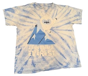 Disney World Parks Youth Medium "I CONQUERED EVEREST" Yeti Tye Dye T-Shirt Rare - Bild 1 von 6