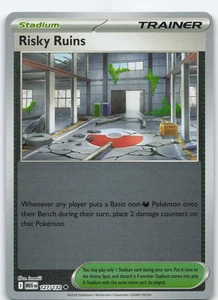 Risky Ruins 127/132 Uncommon Reverse Holo ME01: Mega Evolution NM Pokémon - Picture 1 of 2