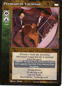 Permanent Vacation [LotN set] - VTES card - Picture 1 of 2