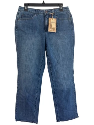 Coldwater Creek Womens Petite Classic Shaping Jeans Size P10 Medium Wash Straigh - Image 1 of 4