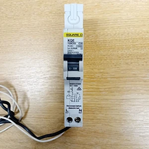 Square D KQE 20 amp type C - 30 m/a RCBO 10ka  Tested for correct operation - Picture 1 of 8