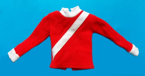 1977 STEVE GOALGETTER 10" lion rock figure - ENGLAND FOOTBALL - RED SOCCER SHIRT Cover