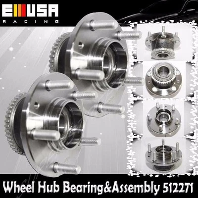1 Pair REAR Wheel Hub&Bearing for 06-11 Ford Fusion/07-11 Lincoln MKZ 512271 Foto 1 de 4
