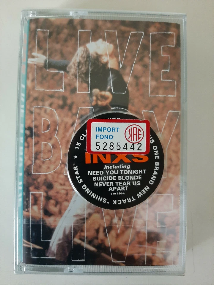 INXS Live Baby Live Musicassetta Nuova Sigillata - Immagine 1 di 1