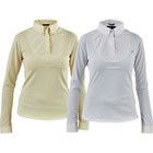 Shires Aubrion Young Riders Long Sleeve Tie Shirt - Yellow or White