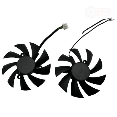 DELL LENOVO NVIDIA 3070 3080 3090 RTX Replacement Graphics Card Fan Set (4 Pin) - Image 1 of 2