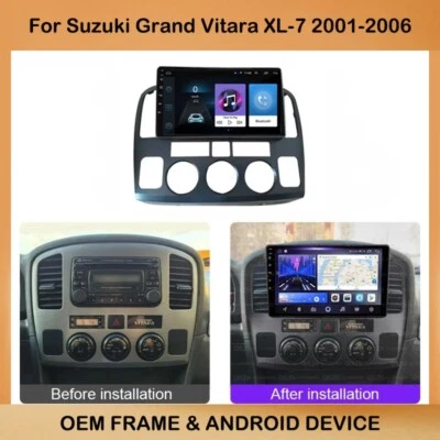 Для Suzuki Grand Vitara XL-7 2001-2006 Android 15 автомобильное стерео радио GPS 9 дюймов 32G - Изображение 1 из 4