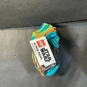 Lego Star Wars Mandalorian Confezione 12 Calzini Bambino Taglia 4-6 Nuovi - Foto 1 di 4