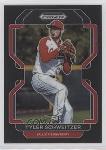 2022 Panini Prizm Draft Picks Black Prizm Tyler Schweitzer #PDP161