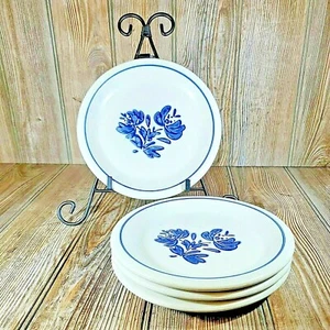 Pfaltzgraff Yorktowne Bread Plate Salad Dessert Plate SET 4 USA Vintage Plates  - Picture 1 of 6